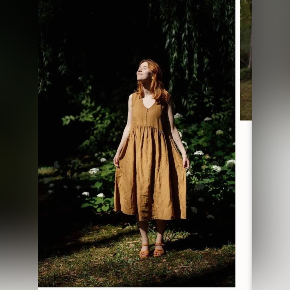 La Petite Alice 100% linen dress